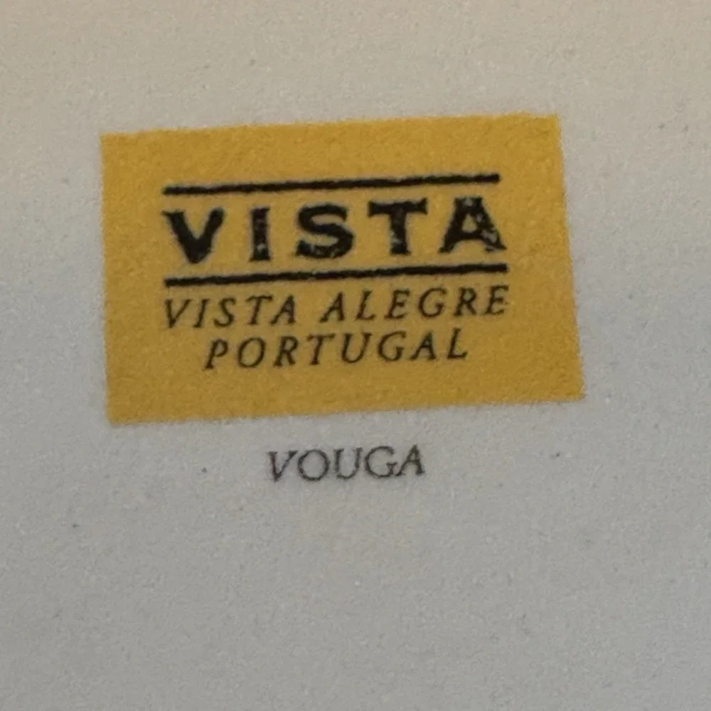 Vista Alegre Vouga Blue and White Porcelain Ramekin Made In Portugal